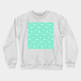 Beach Pattern Crewneck Sweatshirt